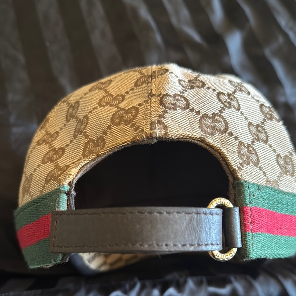 Gucci Tan Monogram Baseball Cap - Picture 2 of 4